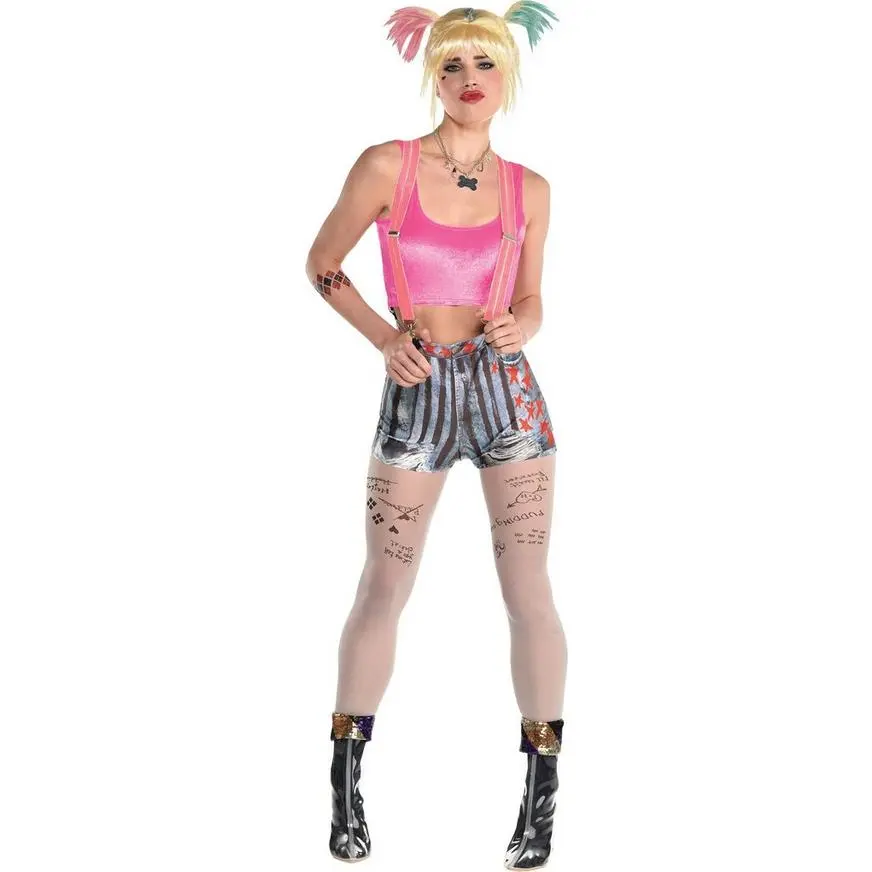 AMSCAN Adult Harley Quinn Costume - Birds Of Prey 3 AMSCAN Adult Harley Quinn Costume - Birds Of Prey