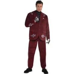 AMSCAN Adult Black Mask Costume Plus Size - Birds Of Prey