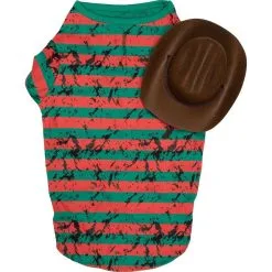 Freddy Krueger Dog Costume & Toy - A Nightmare On Elm Street -Costume Party Decor Store P890675 02