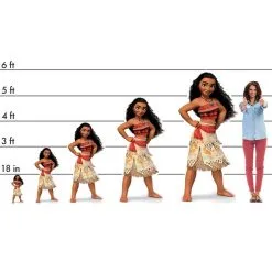 Disney Moana Cardboard Cutout, 3ft -Costume Party Decor Store P895244 01
