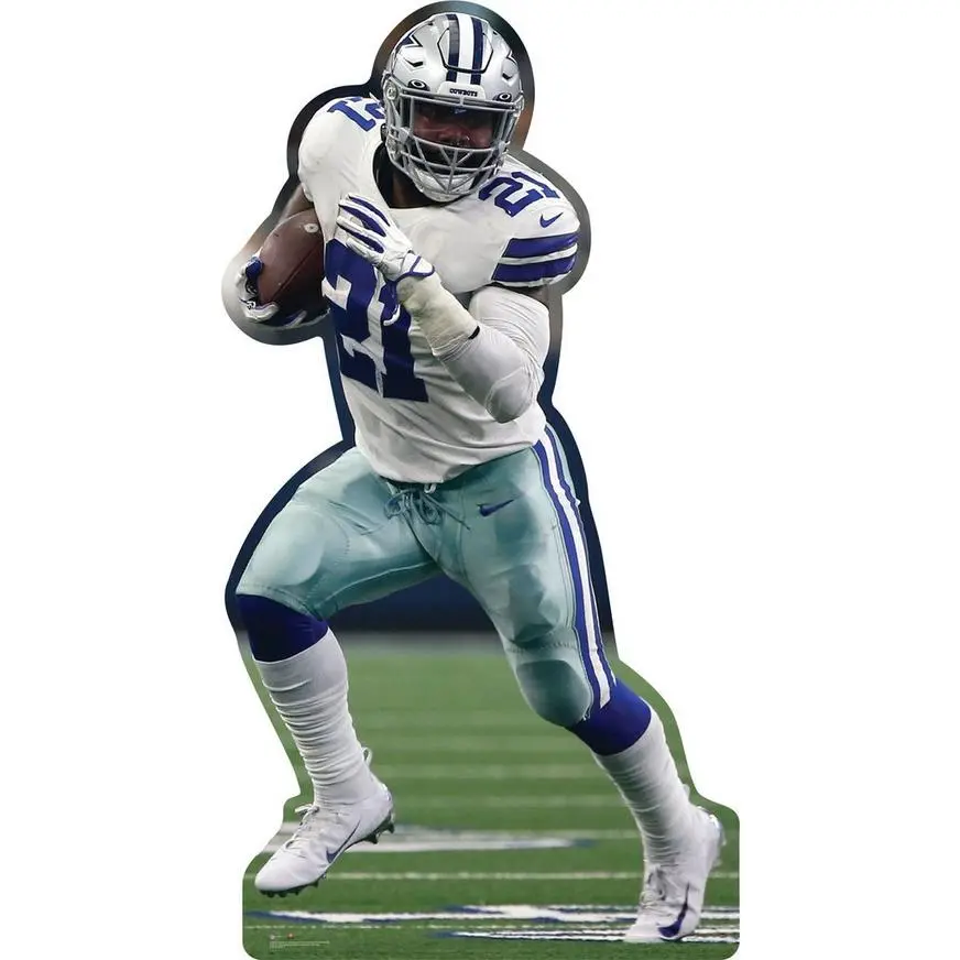 NFL Dallas Cowboys Ezekiel Elliott Cardboard Cutout, 3ft 3 NFL Dallas Cowboys Ezekiel Elliott Cardboard Cutout, 3ft