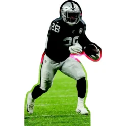 NFL Las Vegas Raiders Josh Jacobs Cardboard Cutout, 3ft