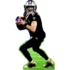 NFL New Orleans Saints Drew Brees Cardboard Cutout, 3ft -Costume Party Decor Store P913207