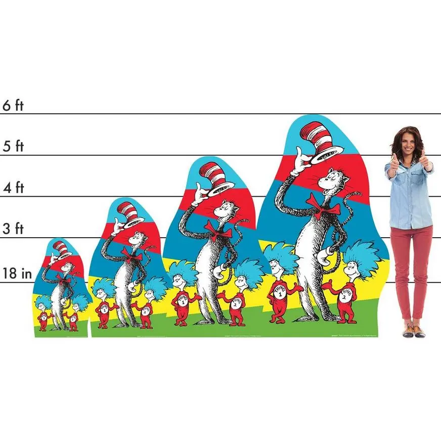 Dr. Seuss Cardboard Cutout, 3ft 4 Dr. Seuss Cardboard Cutout, 3ft - Image 2