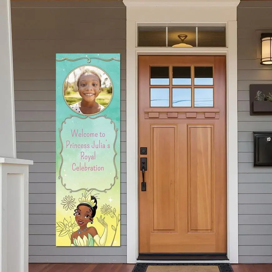 Custom Princess & The Frog Tiana Photo Vertical Banner 3 Custom Princess & The Frog Tiana Photo Vertical Banner