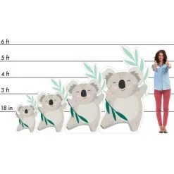 Koala Cardboard Cutout, 3ft -Costume Party Decor Store P917322 01