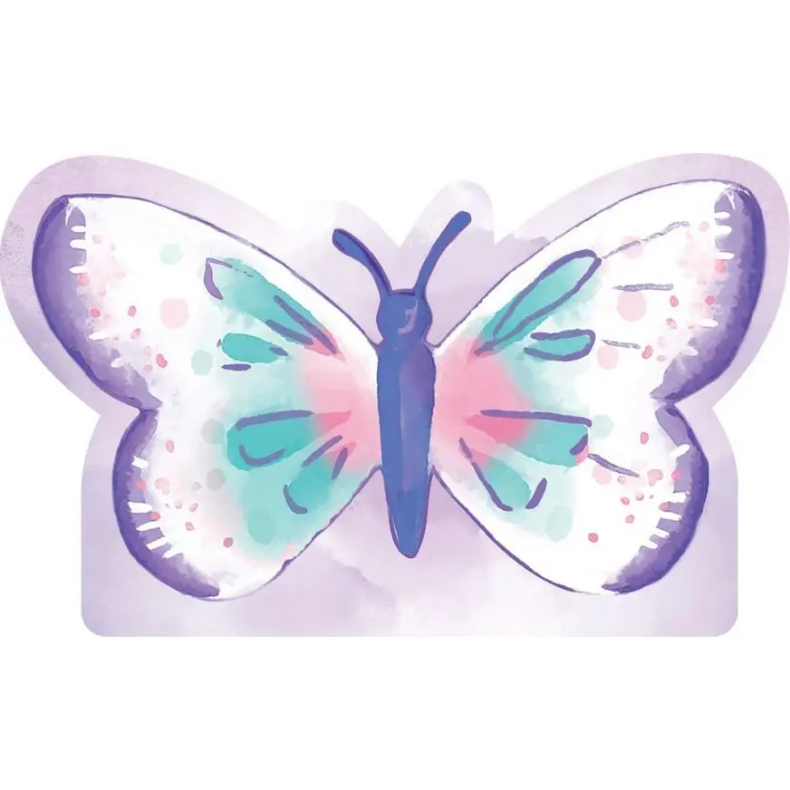 Flutter Butterfly Cardboard Cutout, 36in X 22in 3 Flutter Butterfly Cardboard Cutout, 36in X 22in