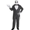 AMSCAN Adult Jack Skellington Plus Size Deluxe Costume - Disney The Nightmare Before Christmas -Costume Party Decor Store P919129