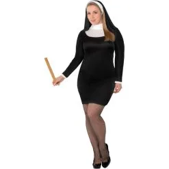 Adult Blessed Babe Nun Costume - Plus Size