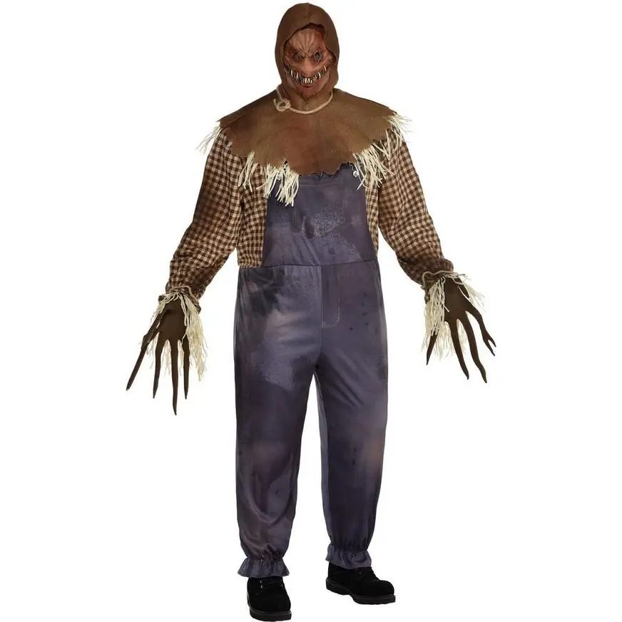 AMSCAN Adult Sinister Scarecrow Costume - Plus Size 3 AMSCAN Adult Sinister Scarecrow Costume - Plus Size