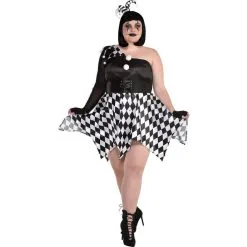 AMSCAN Adult Bad Jester Costume - Plus Size