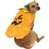 Fuzzy Halloween Pumpkin Costume For Dogs -Costume Party Decor Store P923045
