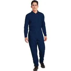 Navy Blue Mechanic Coveralls For Adults
