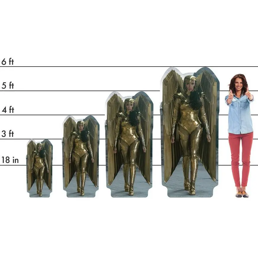 Golden Eagle Wonder Woman Cardboard Cutout, 3ft 4 Golden Eagle Wonder Woman Cardboard Cutout, 3ft - Image 2