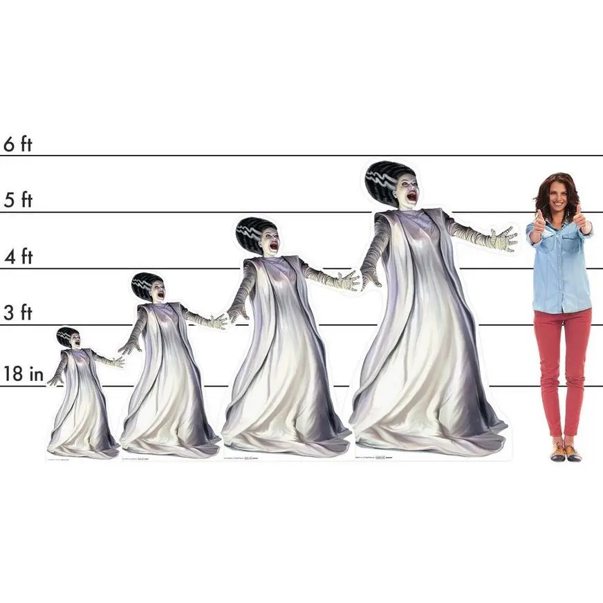 Bride Of Frankenstein Cardboard Cutout, 3ft 4 Bride Of Frankenstein Cardboard Cutout, 3ft - Image 2