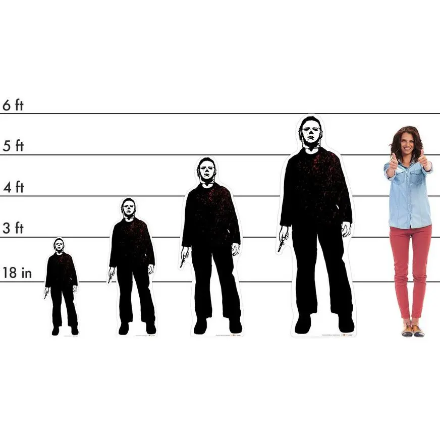 Michael Myers Cardboard Cutout, 3ft 4 Michael Myers Cardboard Cutout, 3ft - Image 2
