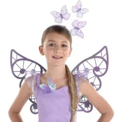 Kids' Shimmering Butterfly Costume -Costume Party Decor Store P941090 01