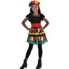 Kids' Rainbow Day Of The Dead Costume -Costume Party Decor Store P941094