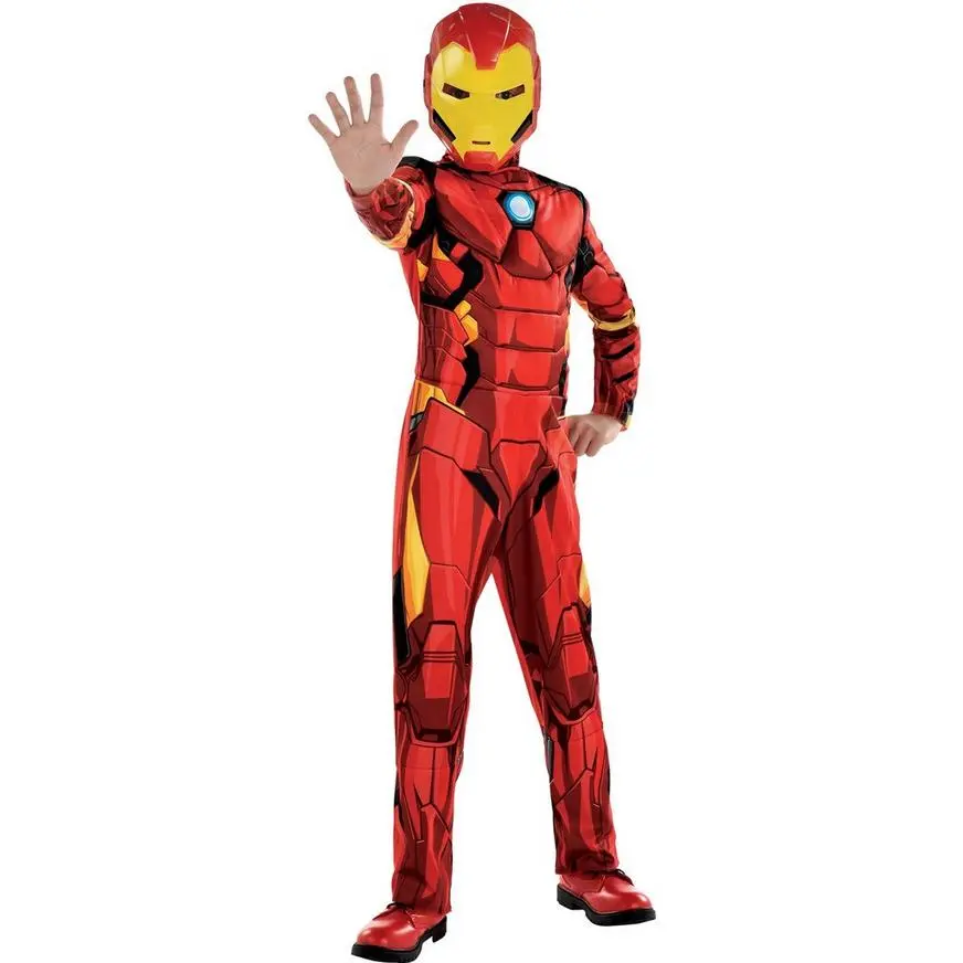 AMSCAN Kids' Iron Man Costume - Marvel 3 AMSCAN Kids' Iron Man Costume - Marvel