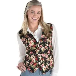 Adult 90s Floral Vest