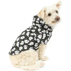 Party City Ghost Print Dog Hoodie