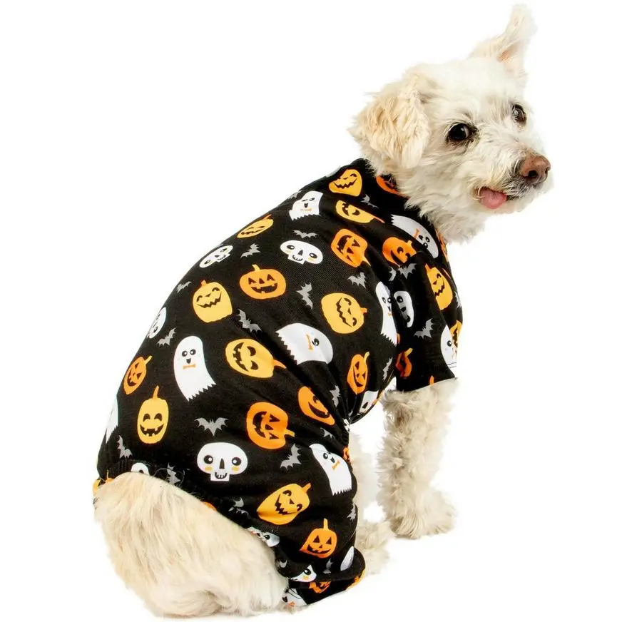 Party City Halloween Print Dog Pajamas 3 Party City Halloween Print Dog Pajamas