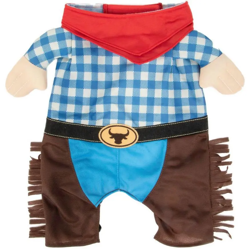 Party City Walking Western Cowboy Dog Costume 4 Party City Walking Western Cowboy Dog Costume - Image 2