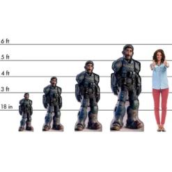 Mo Morrison Cardboard Cutout, 3ft - Pixar Lightyear -Costume Party Decor Store P957085 01