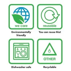 Pink Heavy-Duty Plastic Forks, 20ct -Costume Party Decor Store env icons 4up 040323 4